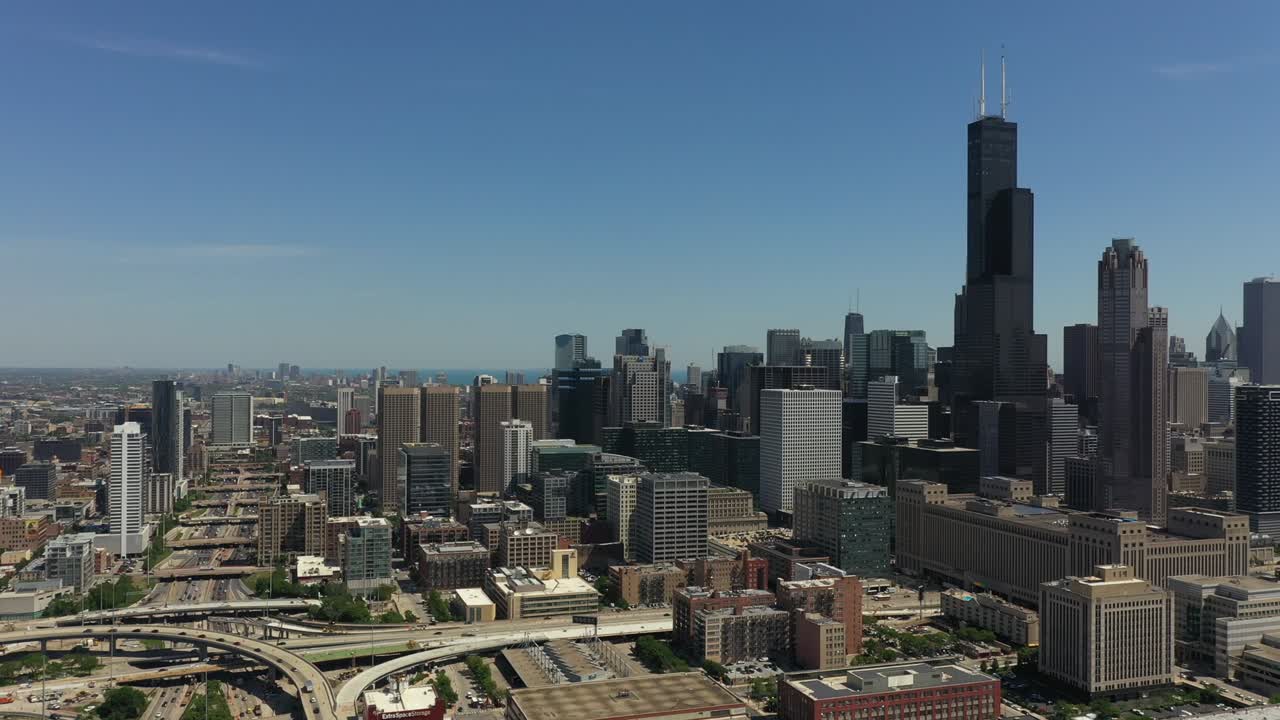 위에서 볼 수 있는 시카고 스카이라인