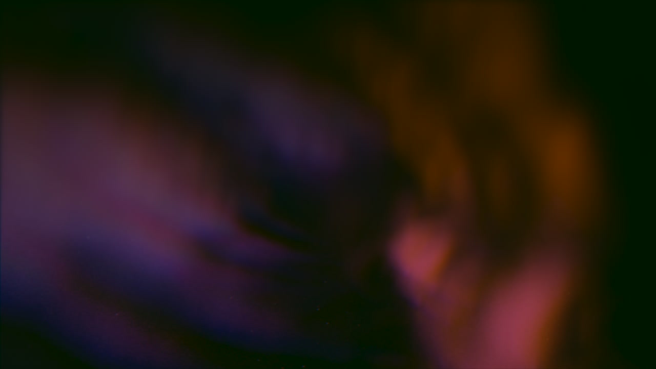 Mystical and dark smoke on night sky