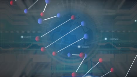 Animation-Des-DNA-Strangs-über-Die-Datenverarbeitung