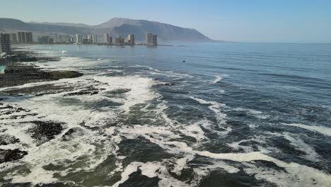 aerial view of iquique, chile