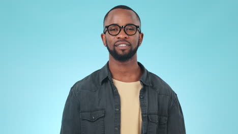 Heart,-hands-and-black-man-with-smile-in-studio