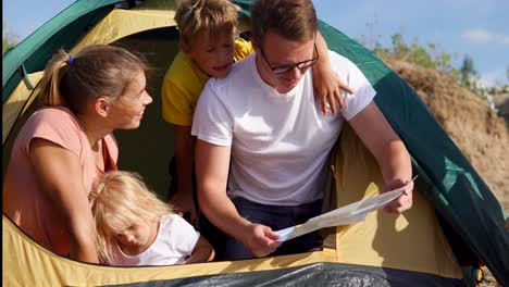 family camping trip