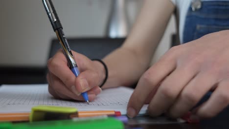 Girl-writing-in-notebook