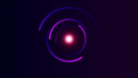 fondo de movimiento de neón bucle sin costuras
