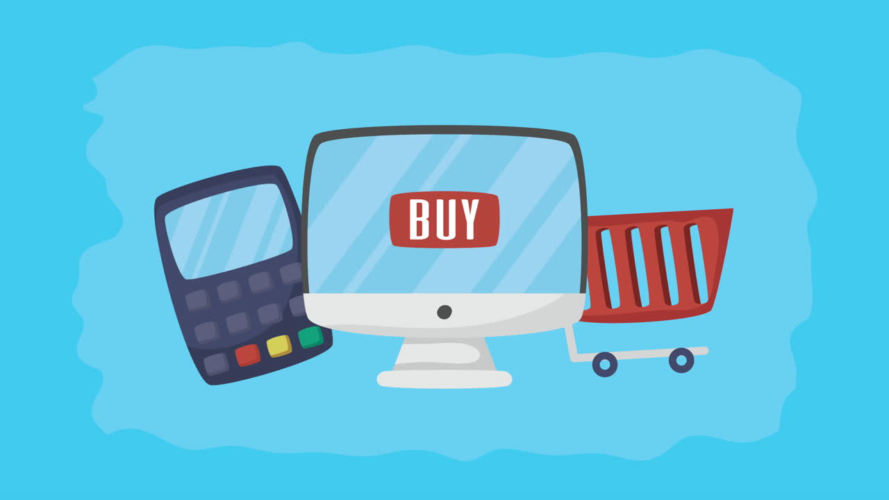 온라인 쇼핑 삽화