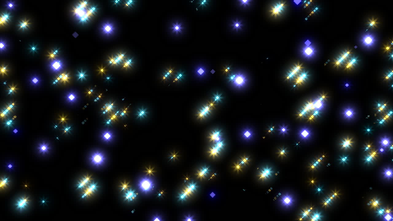 Vibrant circular dots on black background colorful unity