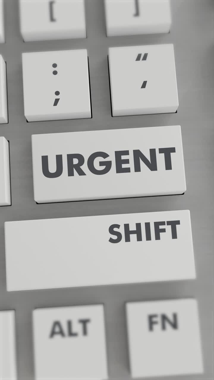 URGENT BUTTON PRESSING ON KEYBOARD Vertical Video