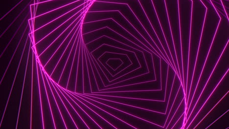 Psychedelic-and-illusion-purple-neon-diamond-on-black-gradient