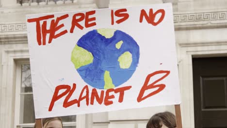 there is no planet b protest sign