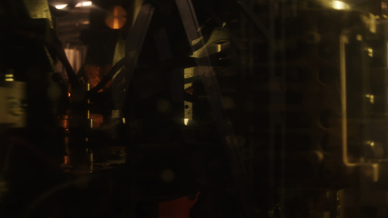 primer plano de la máquina de procesamiento