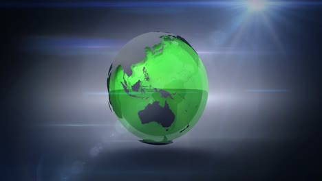 Revolving-green-and-grey-earth