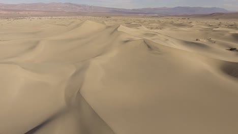 desert sand dunes filmed with a drone