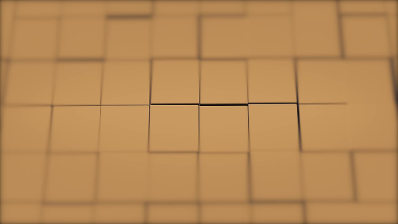 큐브는 내부에 정보가 있는 네트워크로 움직이고 연결되어 큐브 모양의 벽을 형성합니다.