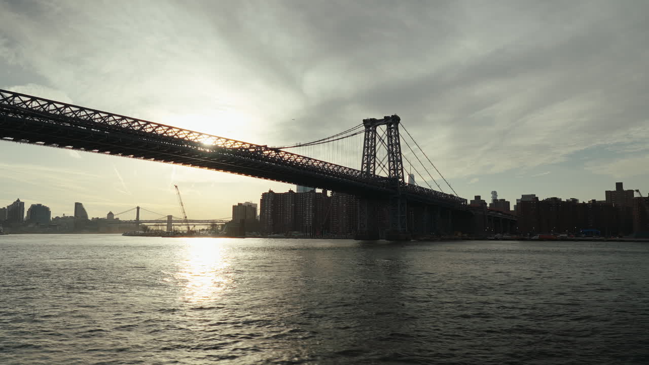 Manhattan Bridge Sunset View