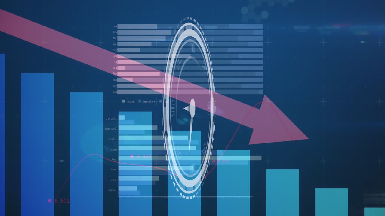 Animation of envelope over binary coding on blue background