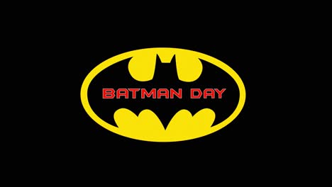 batman logo for batman day celebration. 4k