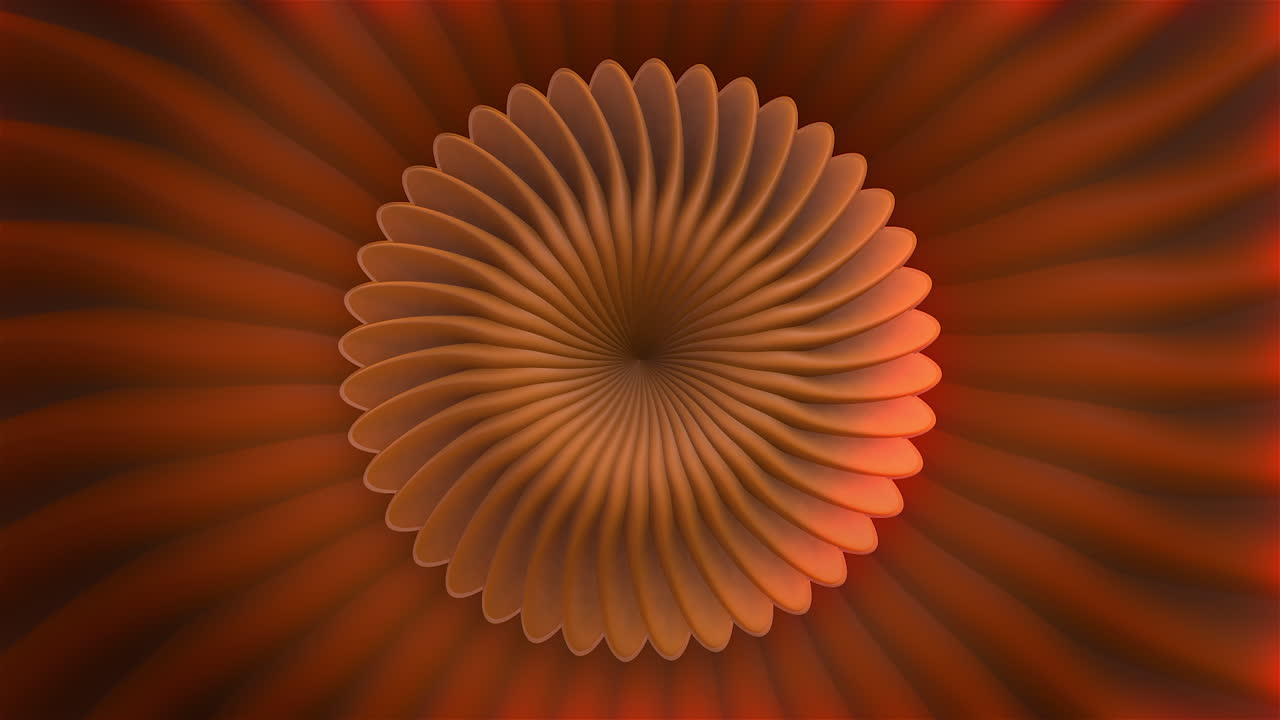 diseño abstracto de flores en espiral marrones