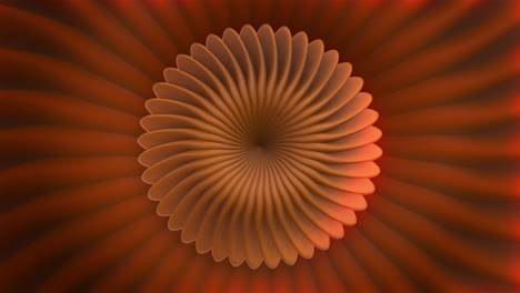 diseño abstracto de flores en espiral marrones
