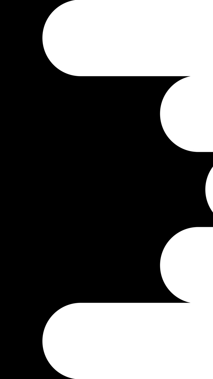 Abstract Geometric Motion Graphic with Expanding White Shapes