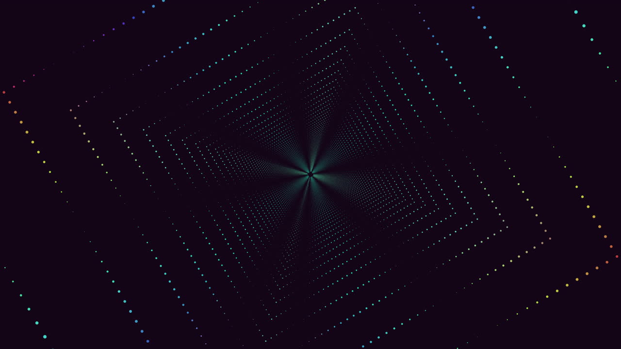 Dynamic monochrome grid with intersecting color lines