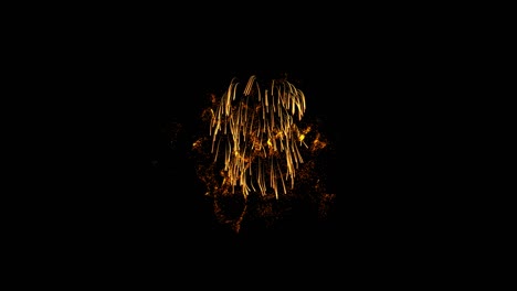 imágenes de bucle de fuegos artificiales con luces brillantes y estrellas, enciende una explosión en un fondo negro