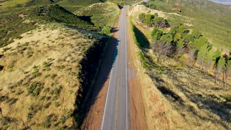 drone images shot near lake hughes road in castaic, california