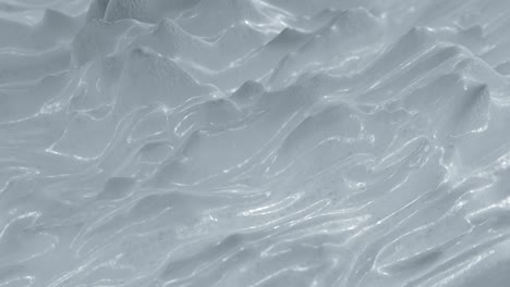 white waves oscillation 3d render seamless loop animation