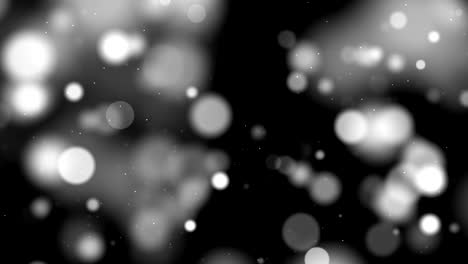 4k defocused abstract particles background (black and white) - loop stock video