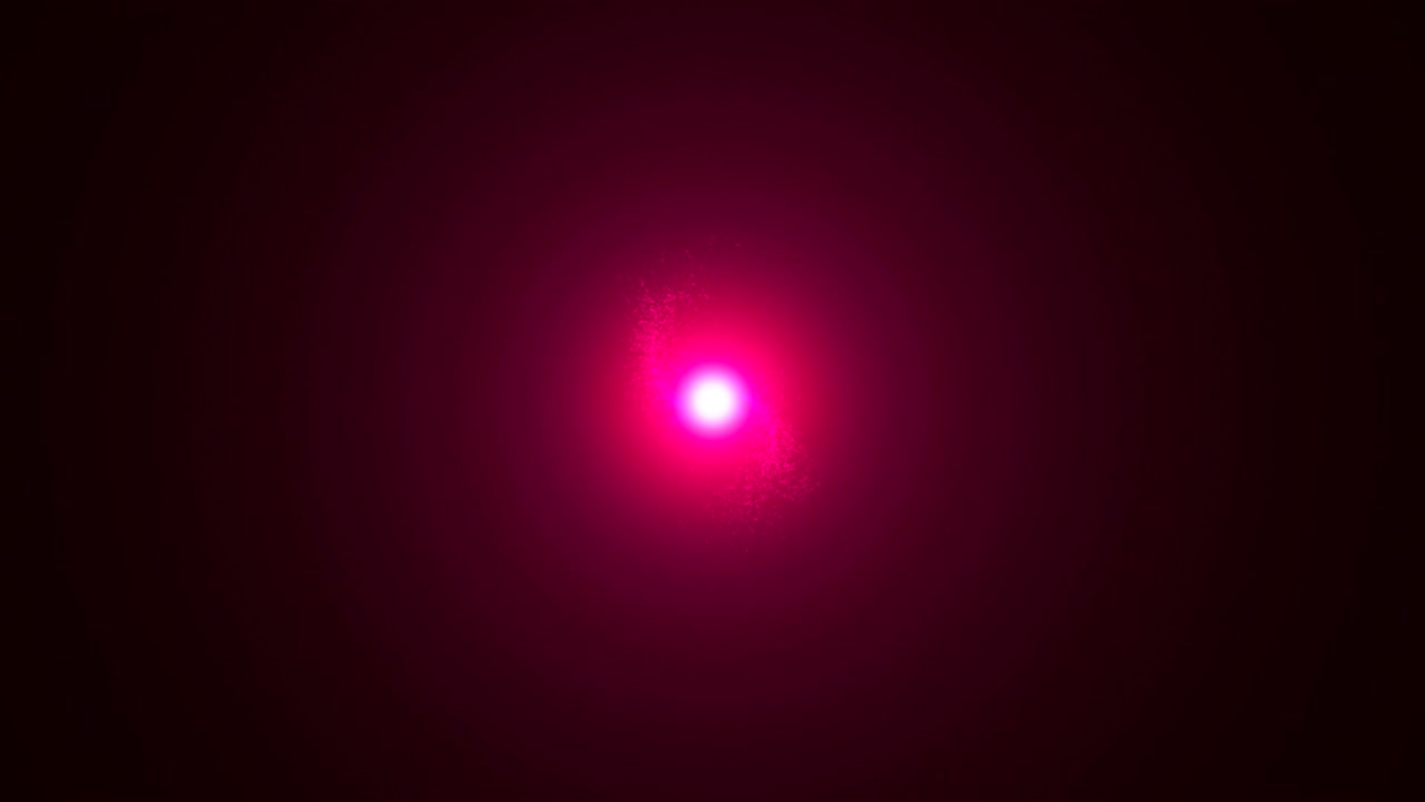 Abstract opening intro with flying particles in space, computer generated abstract background, 3D render