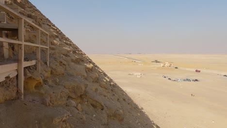 red pyramid, also called the north pyramid, located at the dahshur necropolis in cairo, egypt