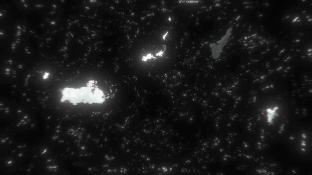 추상적인 우주 터널