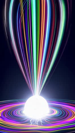 abstract colorful energy vortex