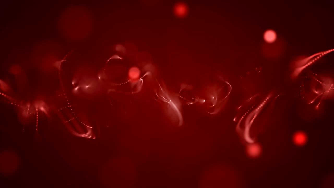 추상적인 떠다니는 형태의 배경. loopable