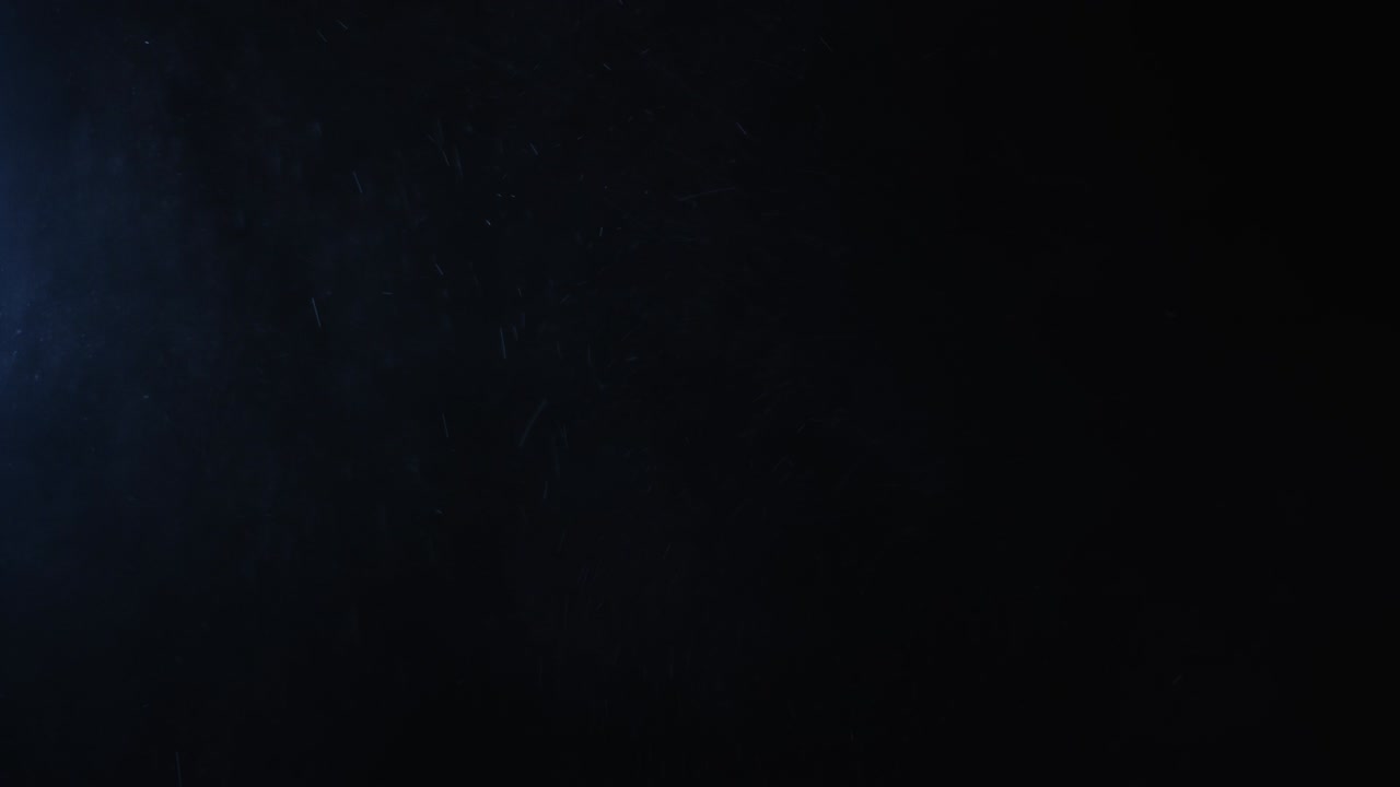4k Black Background of Particles, Dust and Smoke Moving