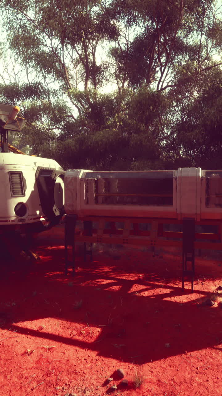 화성에서 미래의 우주선