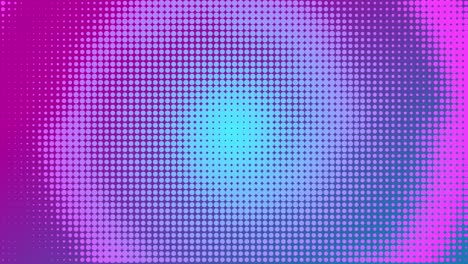 fondo de puntos animados de medio tono