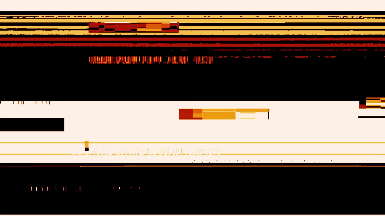 Digital Glitch Effect with Horizontal Lines and Noise