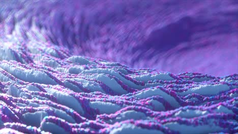 abstract wave displacement surface