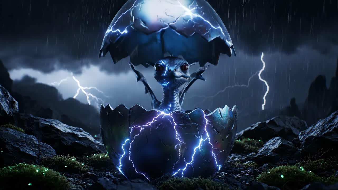 Dragon Egg in a Storm