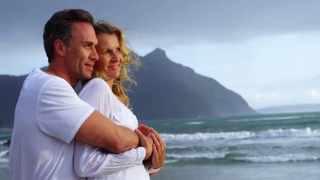 Mature-couple-together-at-beach