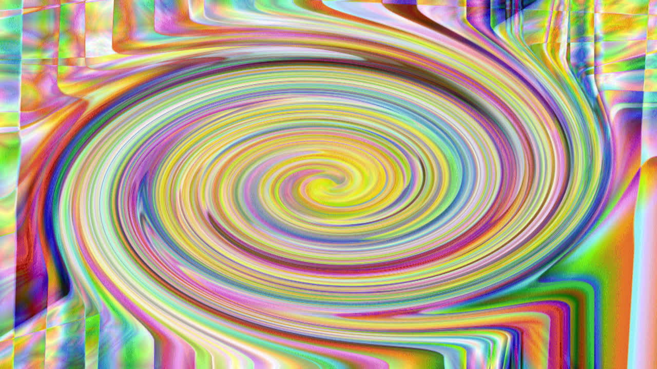 Spirale psichedelica. Sfondo a spirale
