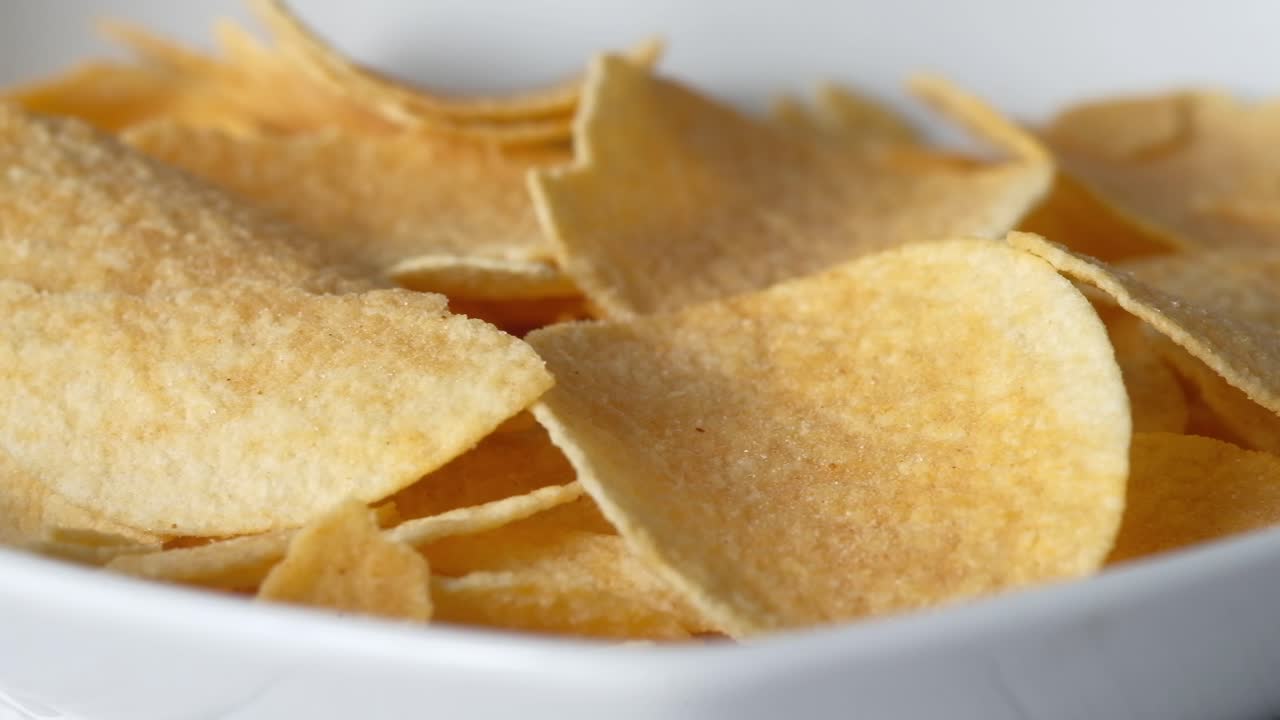 Close-up di patatine fritte in una ciotola