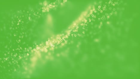 abstract green background with circles