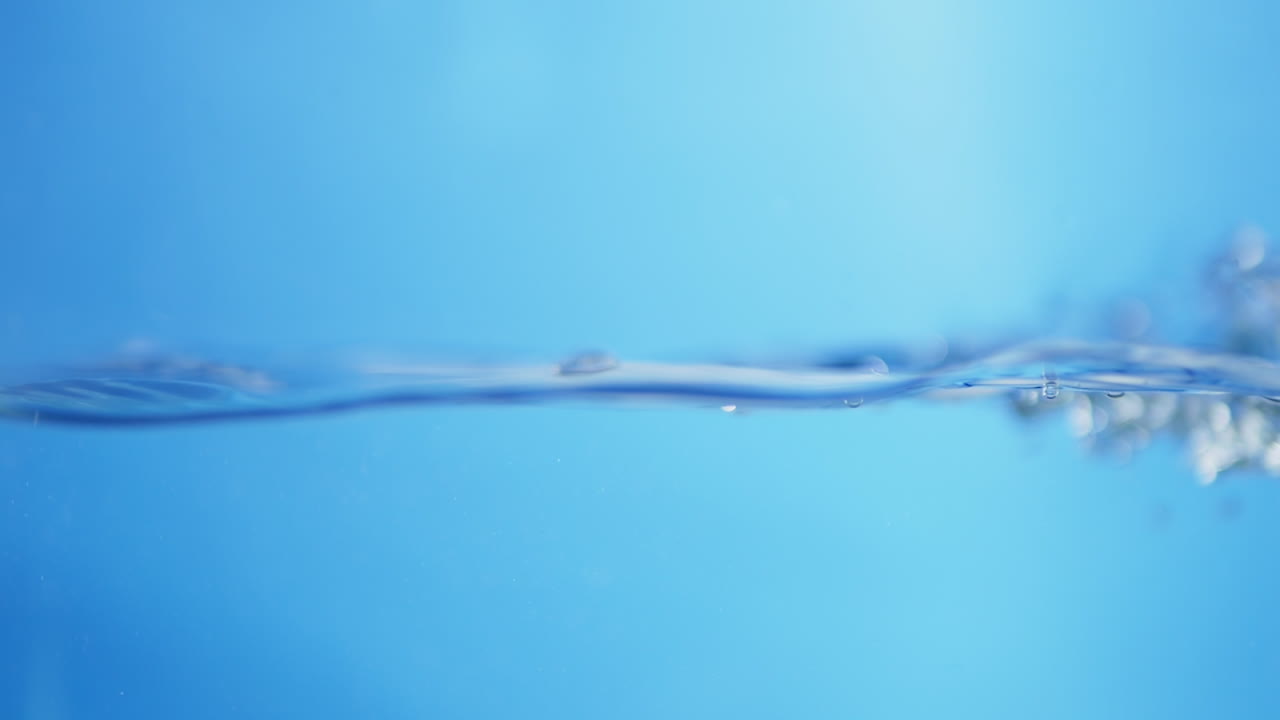 물 표면 느린 움직임 추상적인 배경