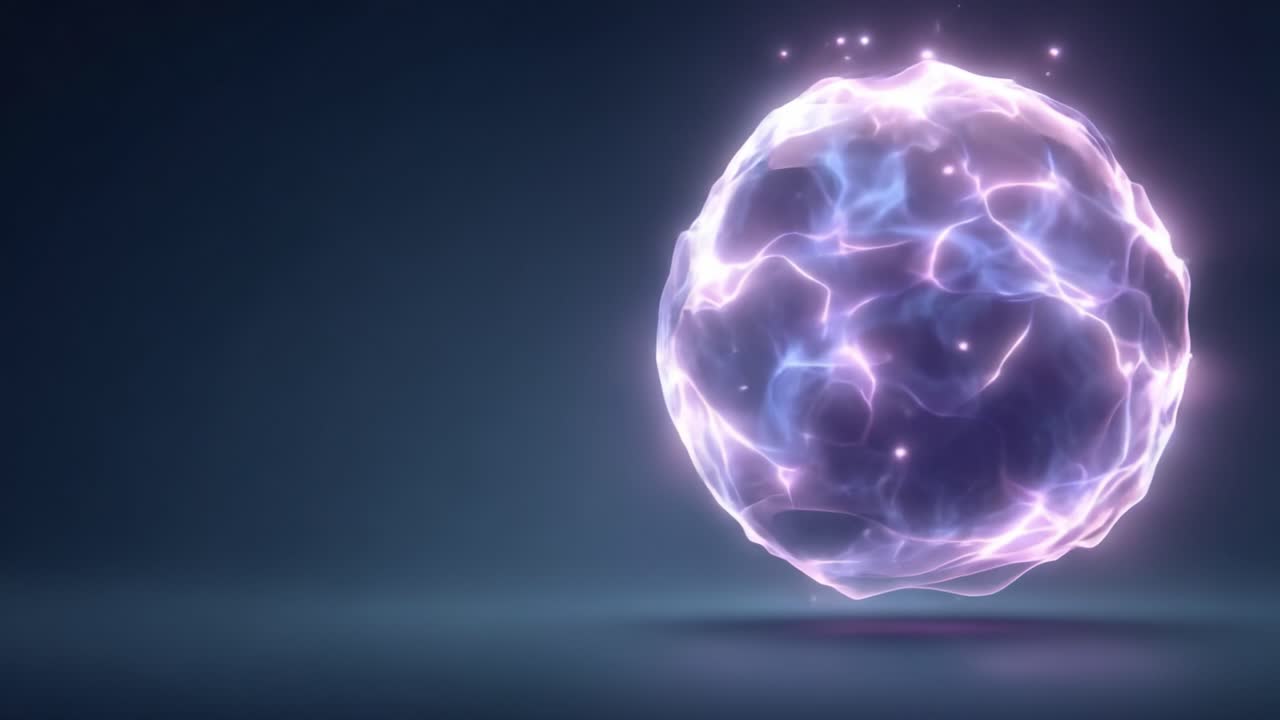 A Dynamic Visual Representation of an Energetic Sphere, Featuring Shimmering Light Effects, Pulsating Energy Patterns, and a Futuristic Aesthetic in the Digital Realm