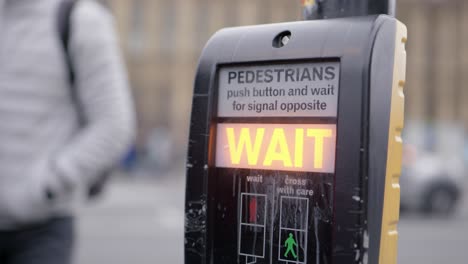 waiting sign to intersect in london