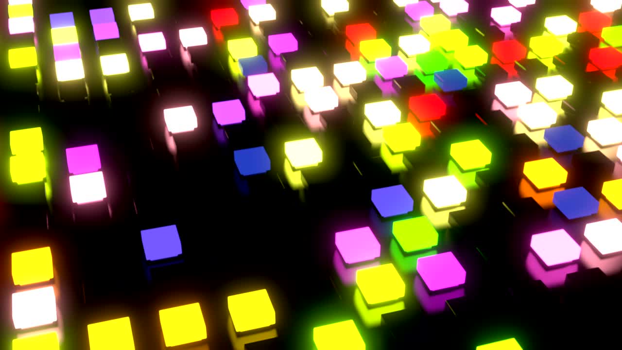 led 매트릭스 클로즈업 혼란스러운 박임