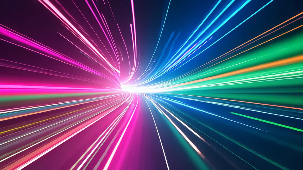 Abstract Light Speed Tunnel