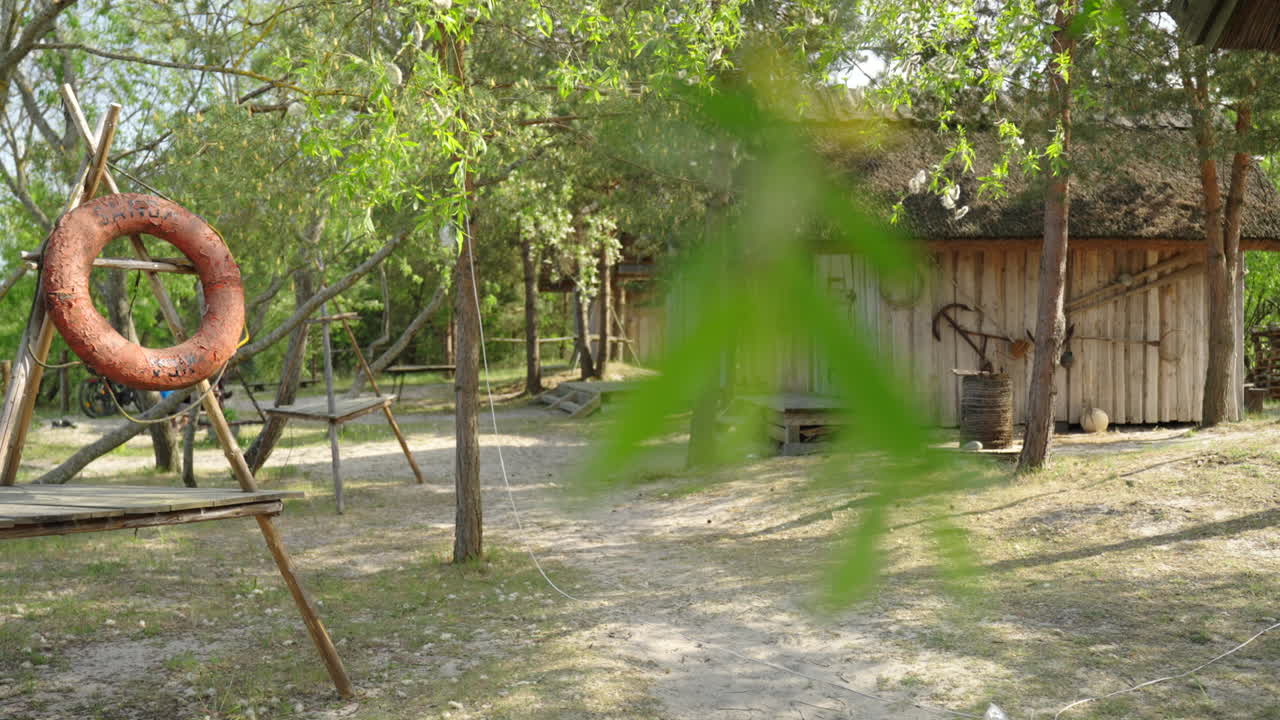 Old fisherman village by the Baltic sea