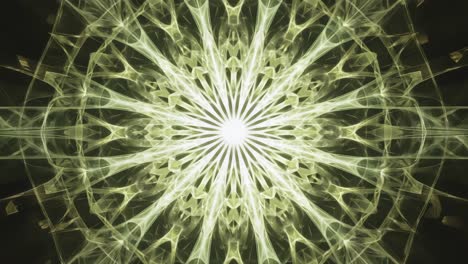 abstract glowing starburst fractal pattern